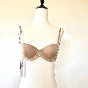 Calvin Klein Naked Glamour Push-up Strapless Bra